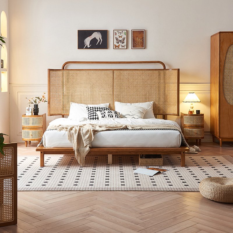 wabi sabi style solid wood bed wabi sabi style solid wood bed