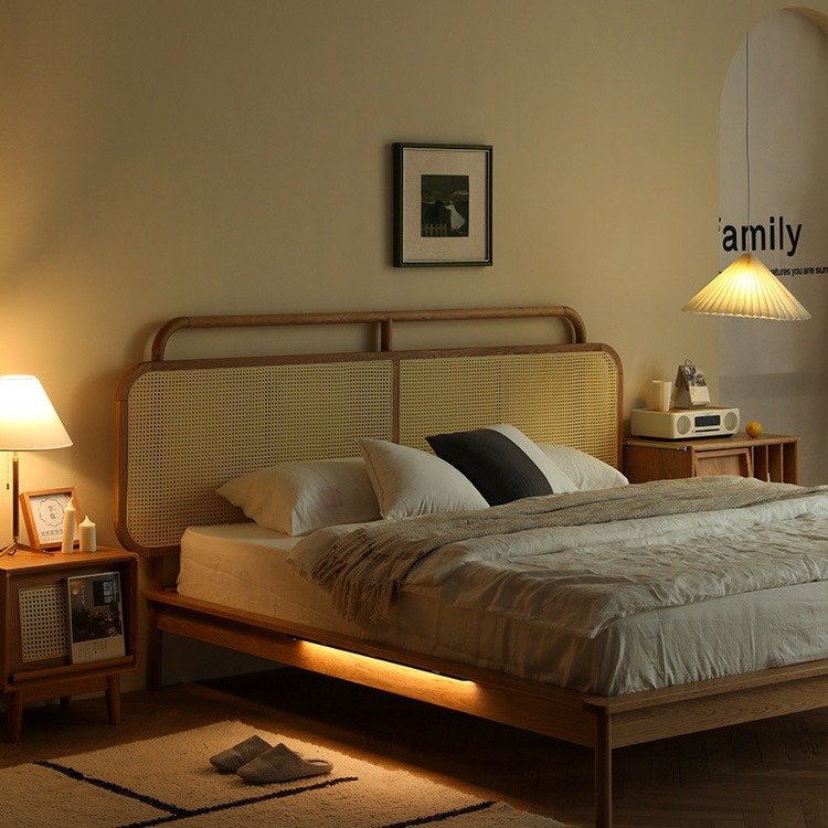 nordic ins style solid wood bed nordic ins style solid wood bed
