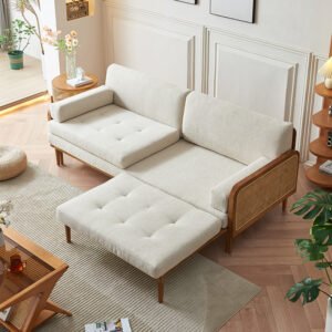 japanese solid solid wood sofa bed