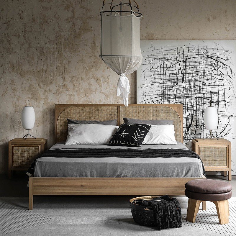 modern minimalist solid wood bed modern minimalist solid wood bed