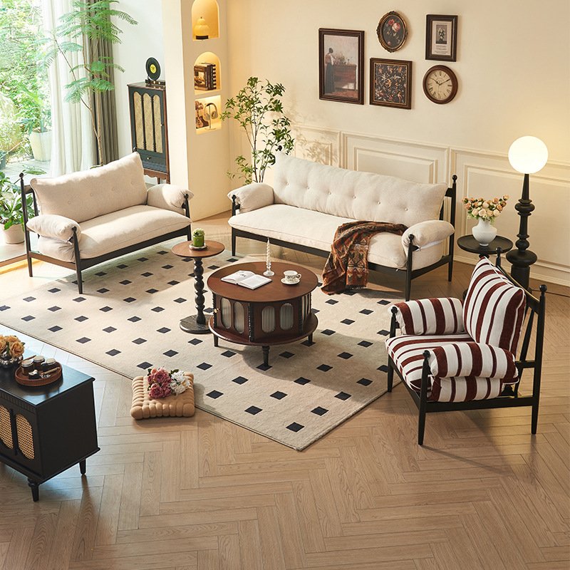 french cream style chiwu three seater sofa french cream style chiwu three seater sofa