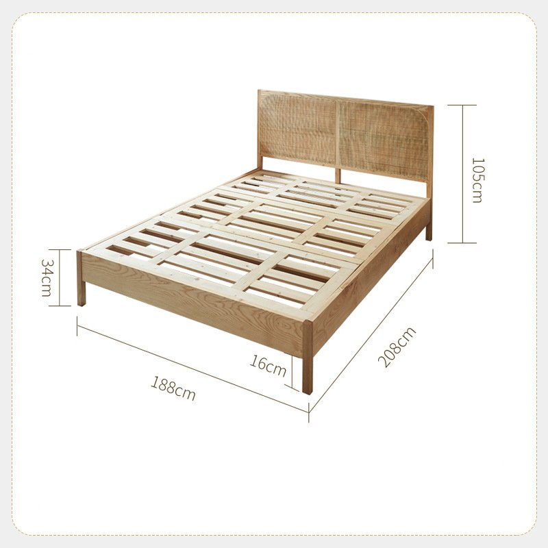 modern minimalist solid wood bed modern minimalist solid wood bed