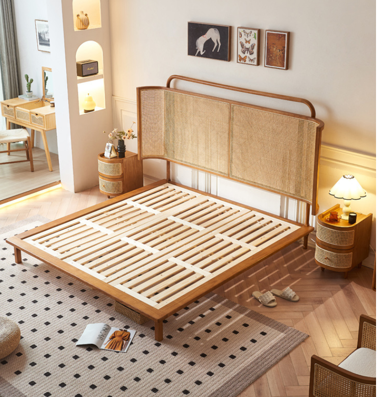 wabi sabi style solid wood bed wabi sabi style solid wood bed