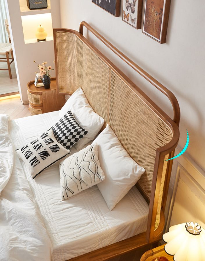 wabi sabi style solid wood bed wabi sabi style solid wood bed