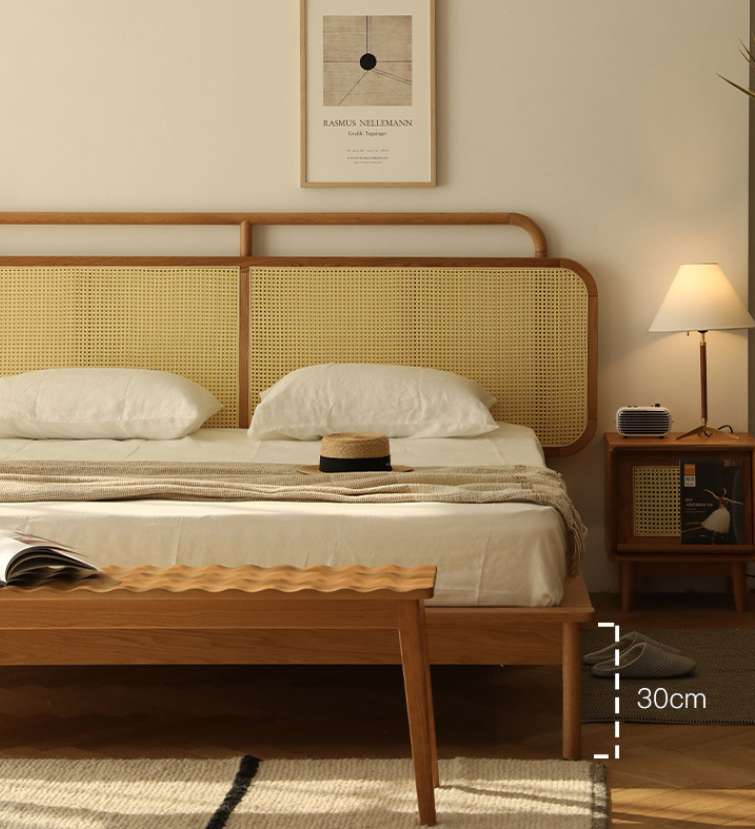 nordic ins style solid wood bed nordic ins style solid wood bed