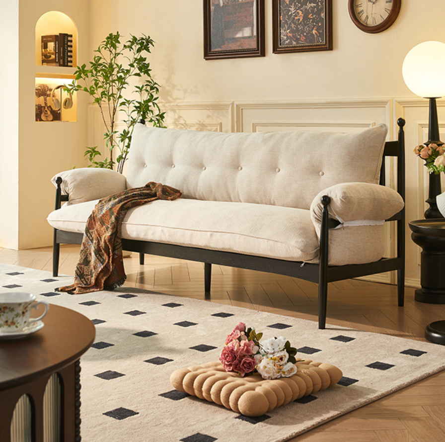 french cream style chiwu three seater sofa french cream style chiwu three seater sofa