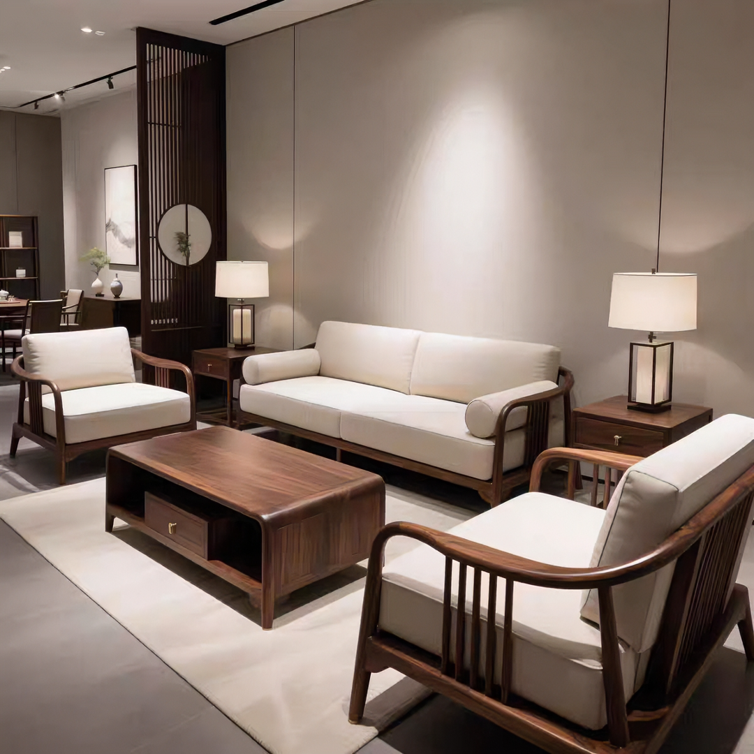 New Chinese-Style Sofa Set