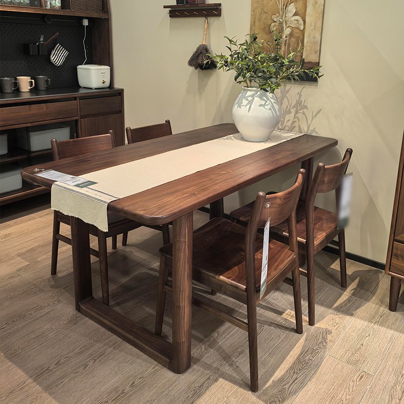 new chinese style solid wood dining table and chair set new chinese style solid wood dining table and chair set