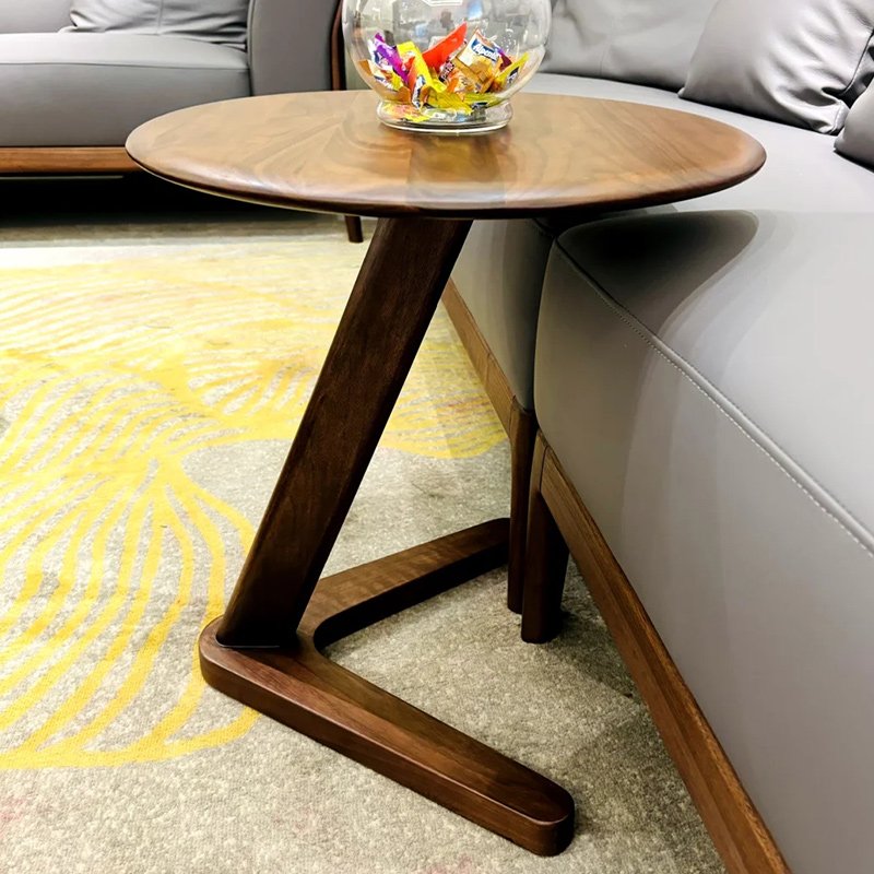 new chinese style walnut small round table new chinese style walnut small round table