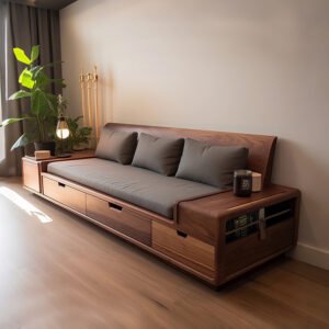 new chinese style straight row sofa