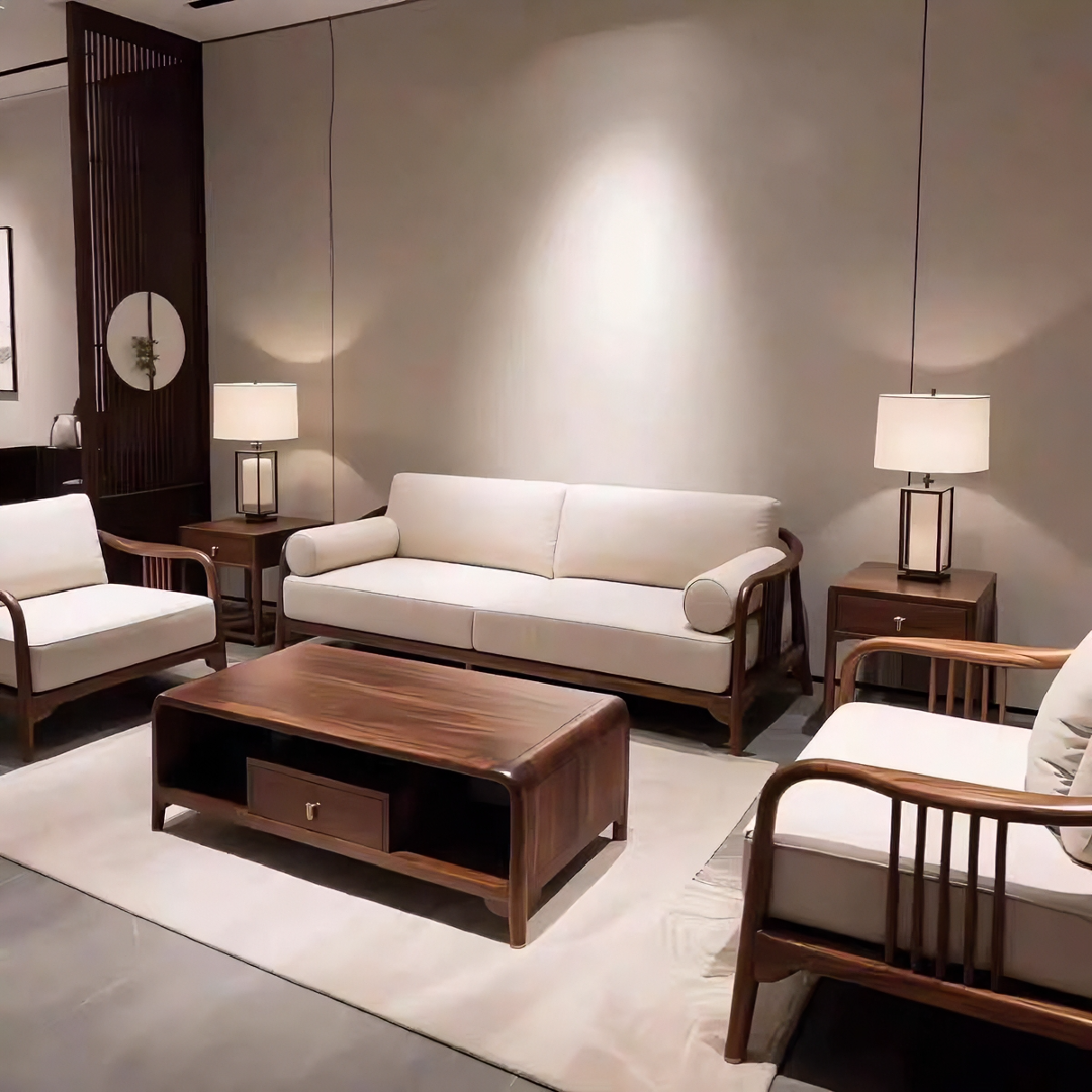New Chinese-Style Sofa Set - 图片 5
