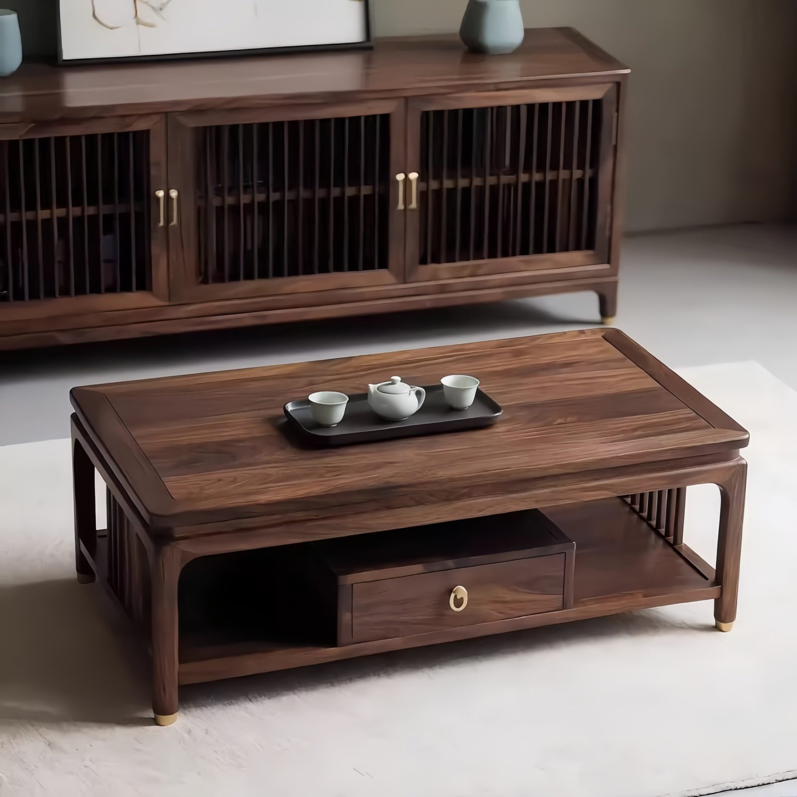 new chinese style solid wood coffee table new chinese style solid wood coffee table