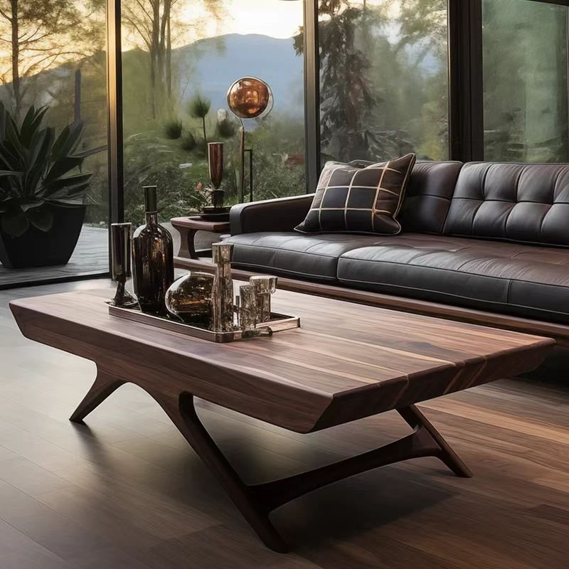 new chinese style black walnut sofa new chinese style black walnut sofa
