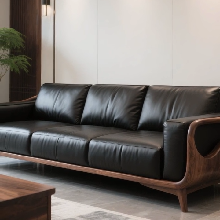 new chinese style solid north american walnut sofa new chinese style solid north american walnut sofa