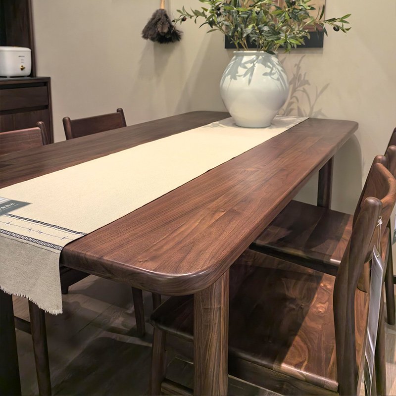 new chinese style solid wood dining table and chair set new chinese style solid wood dining table and chair set