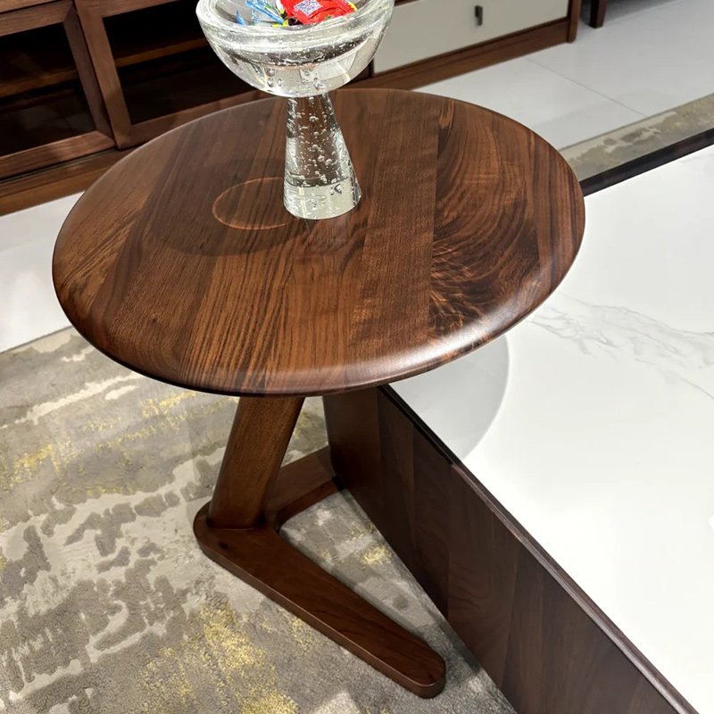 new chinese style walnut small round table new chinese style walnut small round table