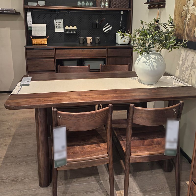 new chinese style solid wood dining table and chair set new chinese style solid wood dining table and chair set