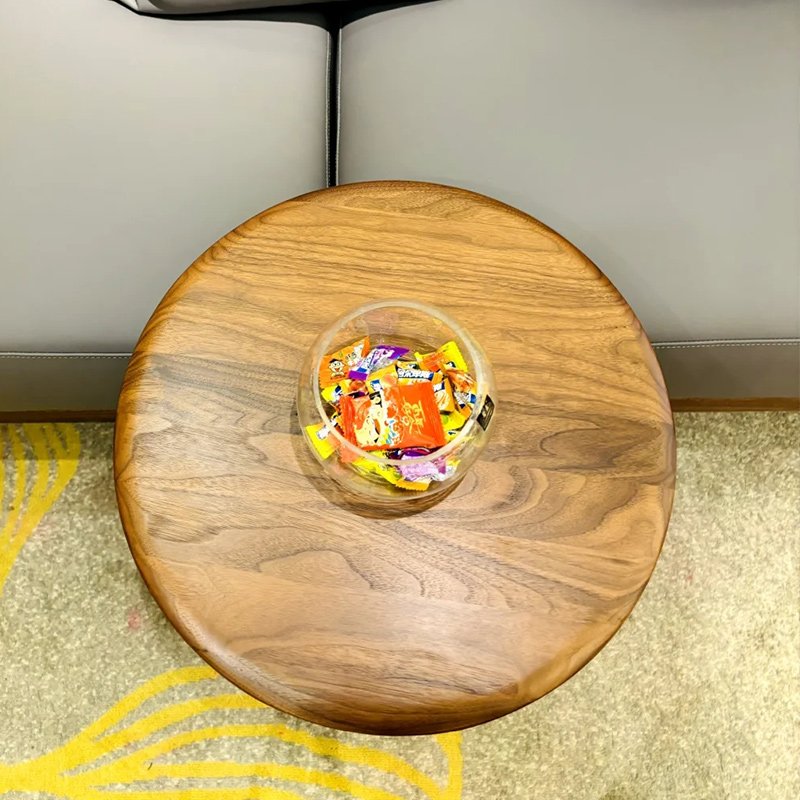new chinese style walnut small round table new chinese style walnut small round table