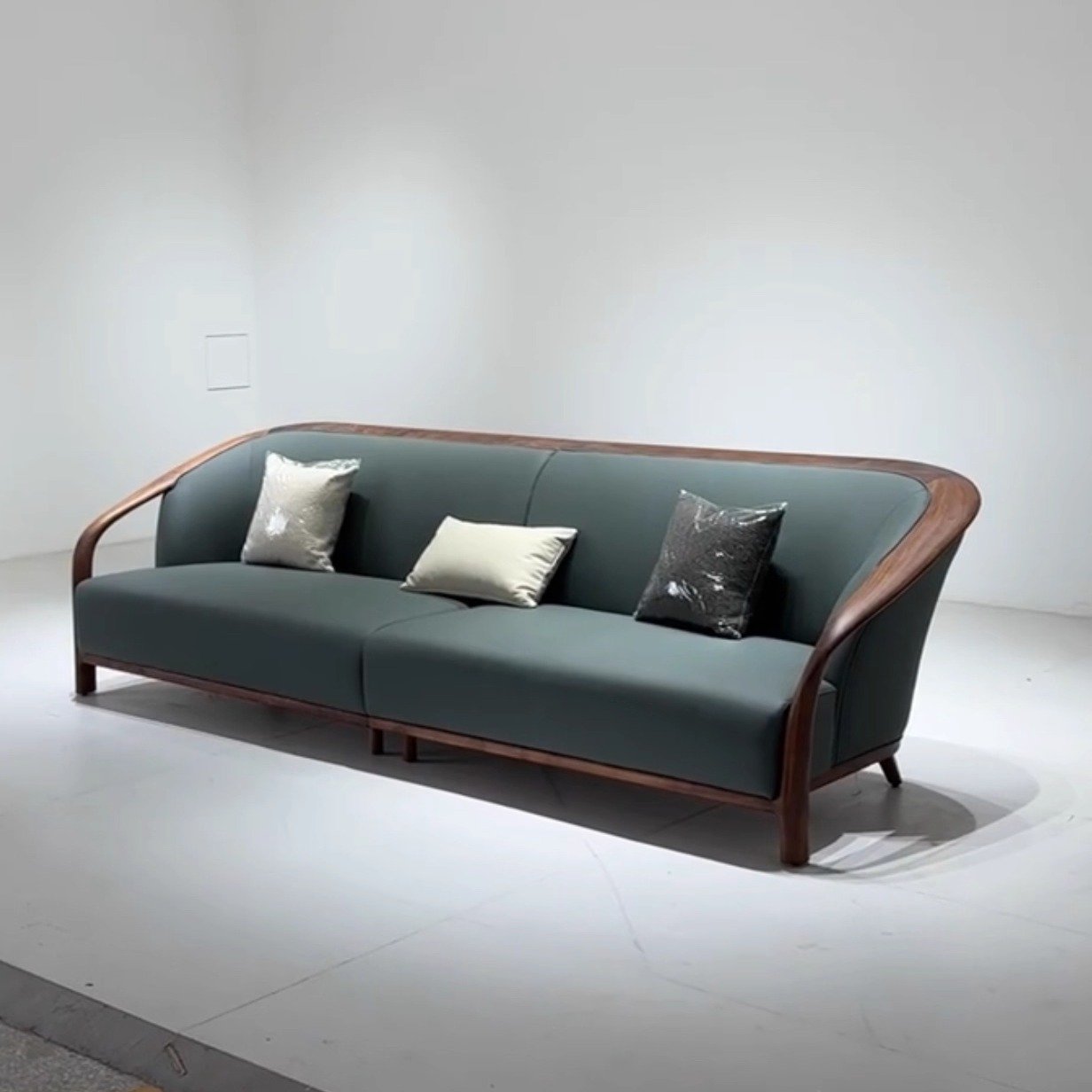 new chinese style black walnut sofa set new chinese style black walnut sofa set