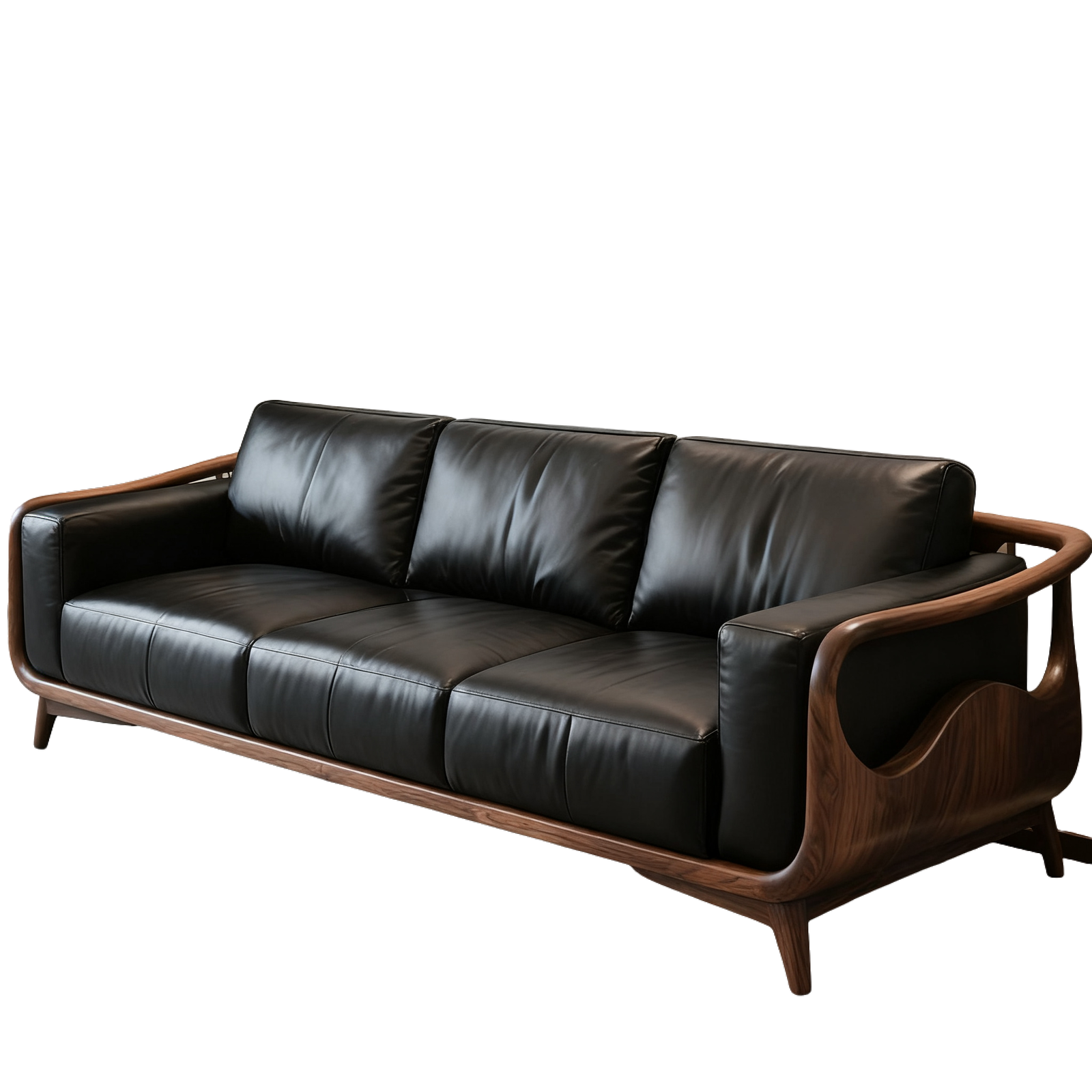 new chinese style solid north american walnut sofa new chinese style solid north american walnut sofa