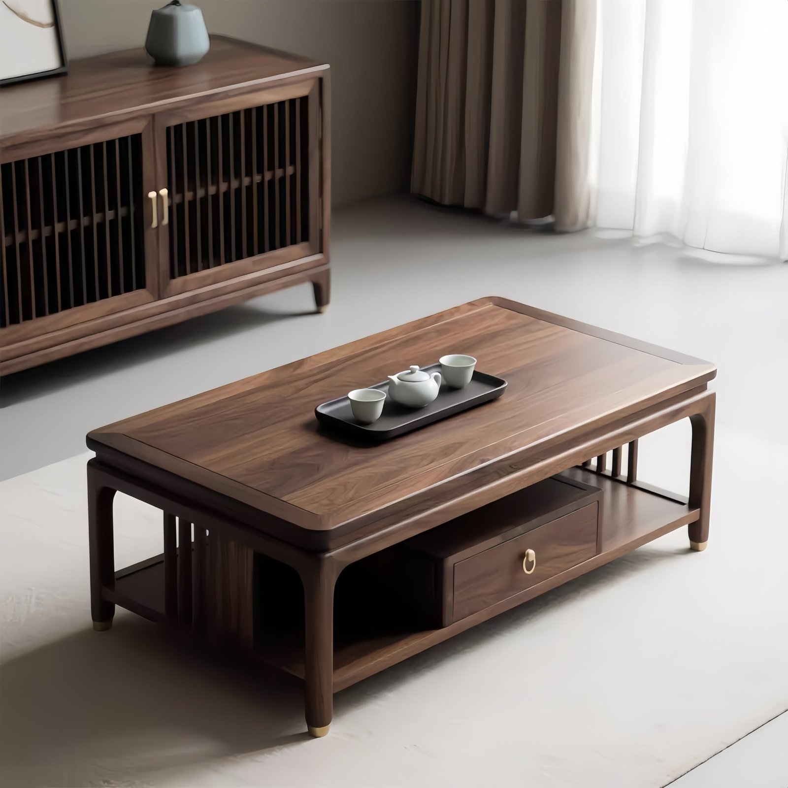new chinese style solid wood coffee table new chinese style solid wood coffee table