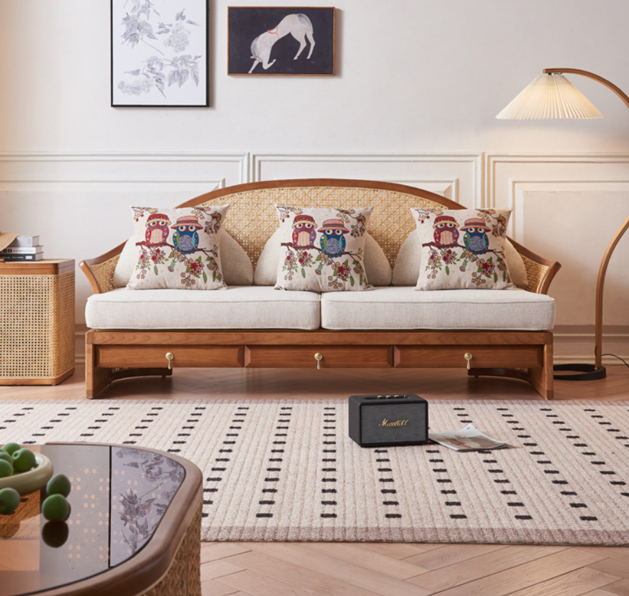 neo chinese style solid wood sofa set neo chinese style solid wood sofa set