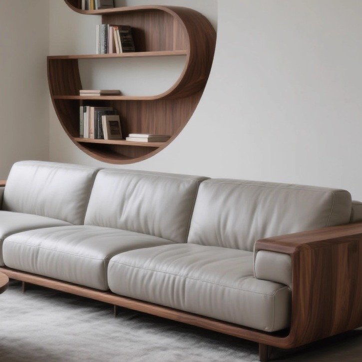 new chinese style black walnut straight row sofa new chinese style black walnut straight row sofa