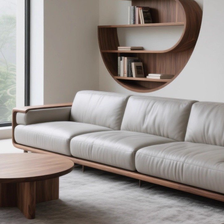 new chinese style black walnut straight row sofa new chinese style black walnut straight row sofa