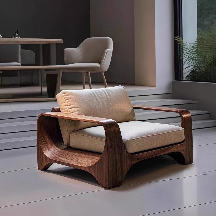 new chinese style black walnut solid wood sofa new chinese style black walnut solid wood sofa