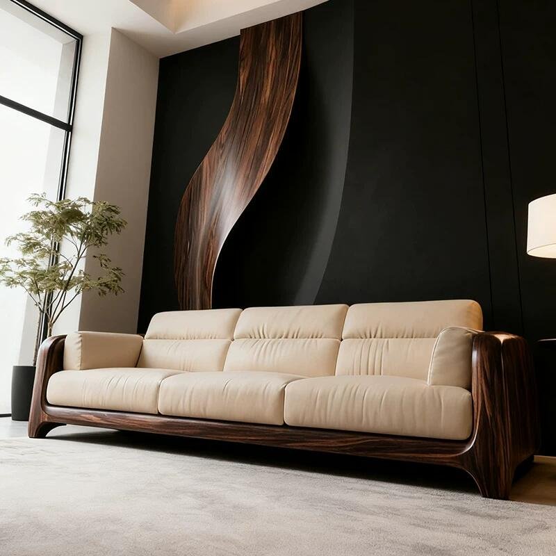 new chinese style solid wood sofa new chinese style solid wood sofa