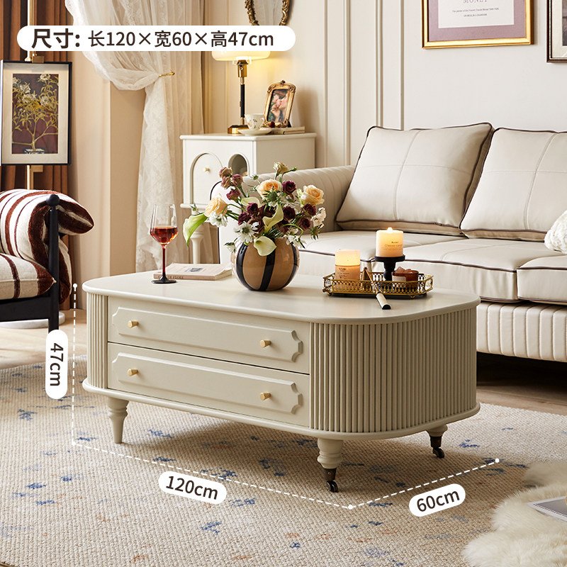 french retro cream style solid wood coffee table french retro cream style solid wood coffee table