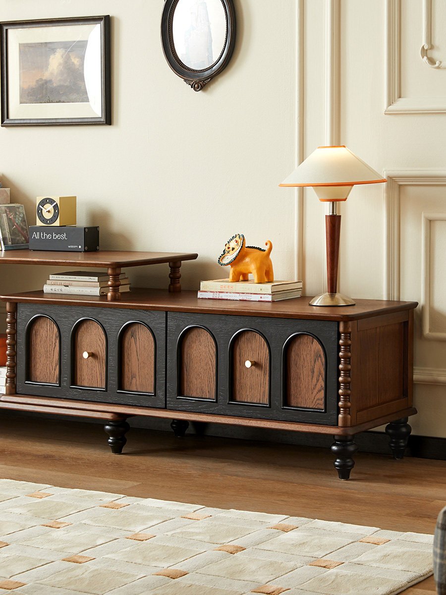 mid century solid wood extendable floor tv stand mid century solid wood extendable floor tv stand