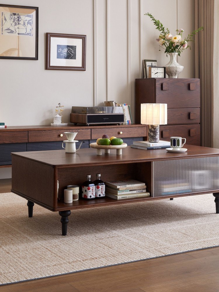 mid century style solid wood coffee table mid century style solid wood coffee table