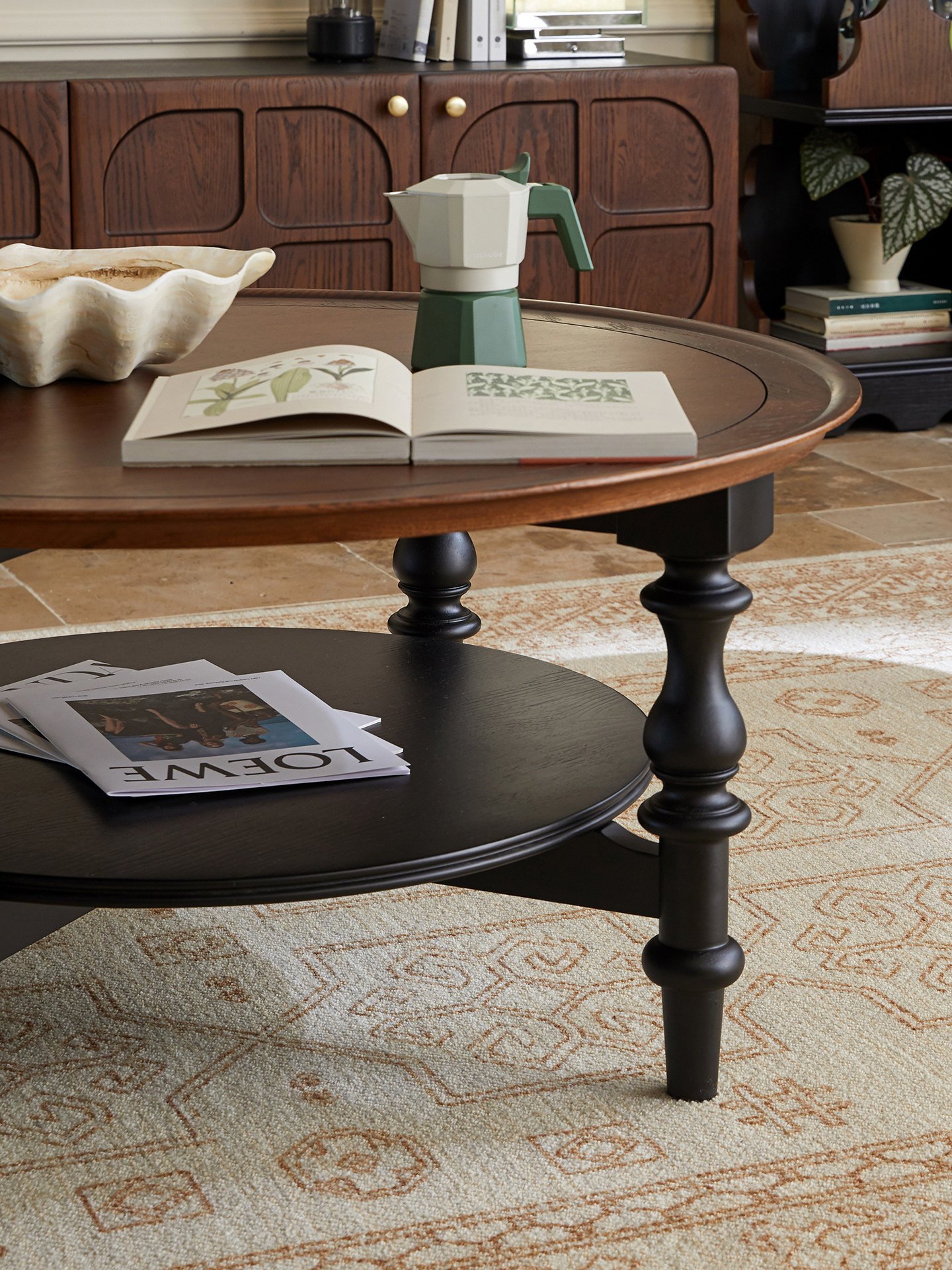 mid‑century style solid wood coffee table mid‑century style solid wood coffee table