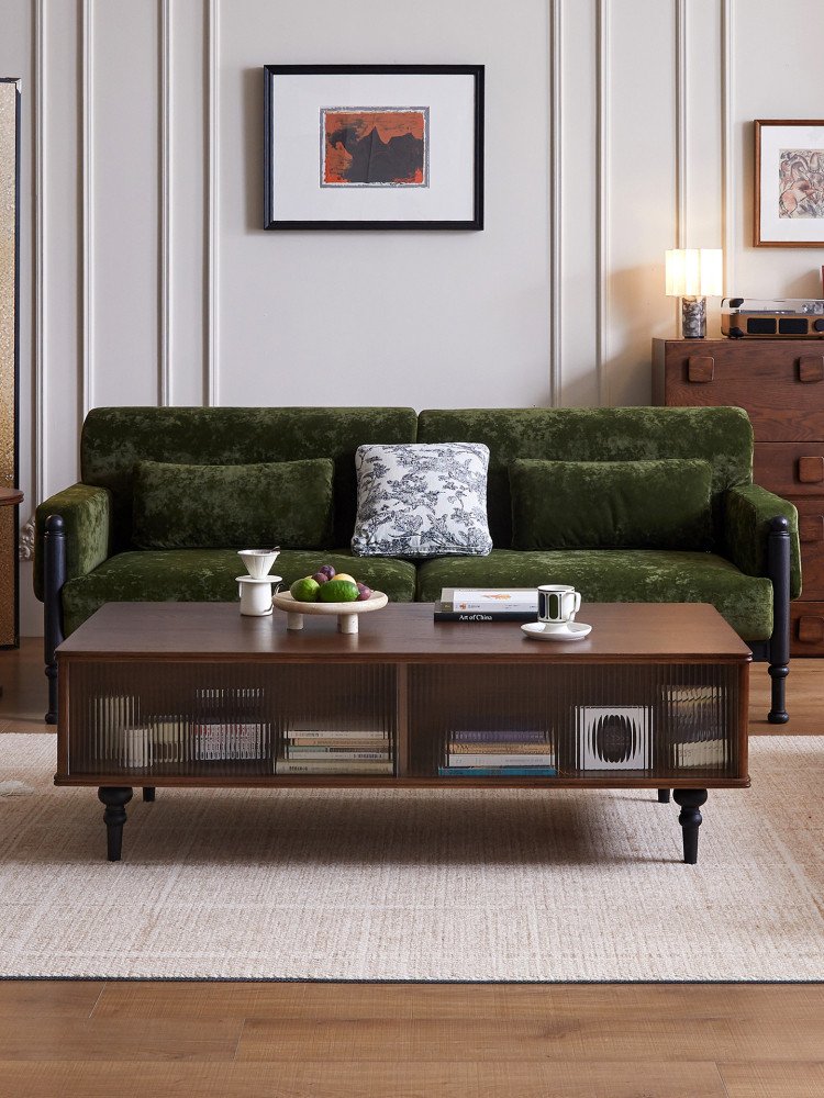 mid century style solid wood coffee table mid century style solid wood coffee table