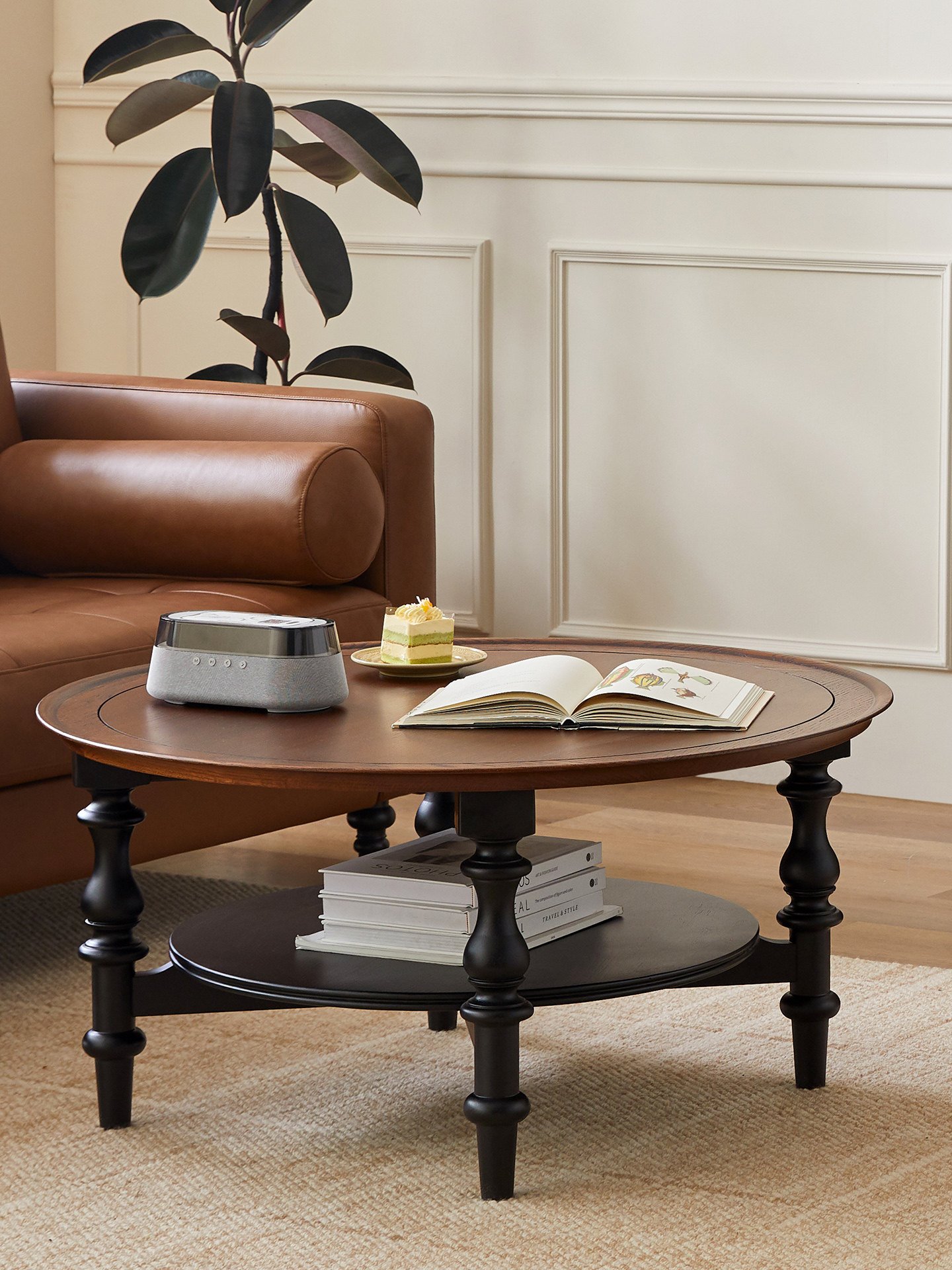 mid‑century style solid wood coffee table mid‑century style solid wood coffee table