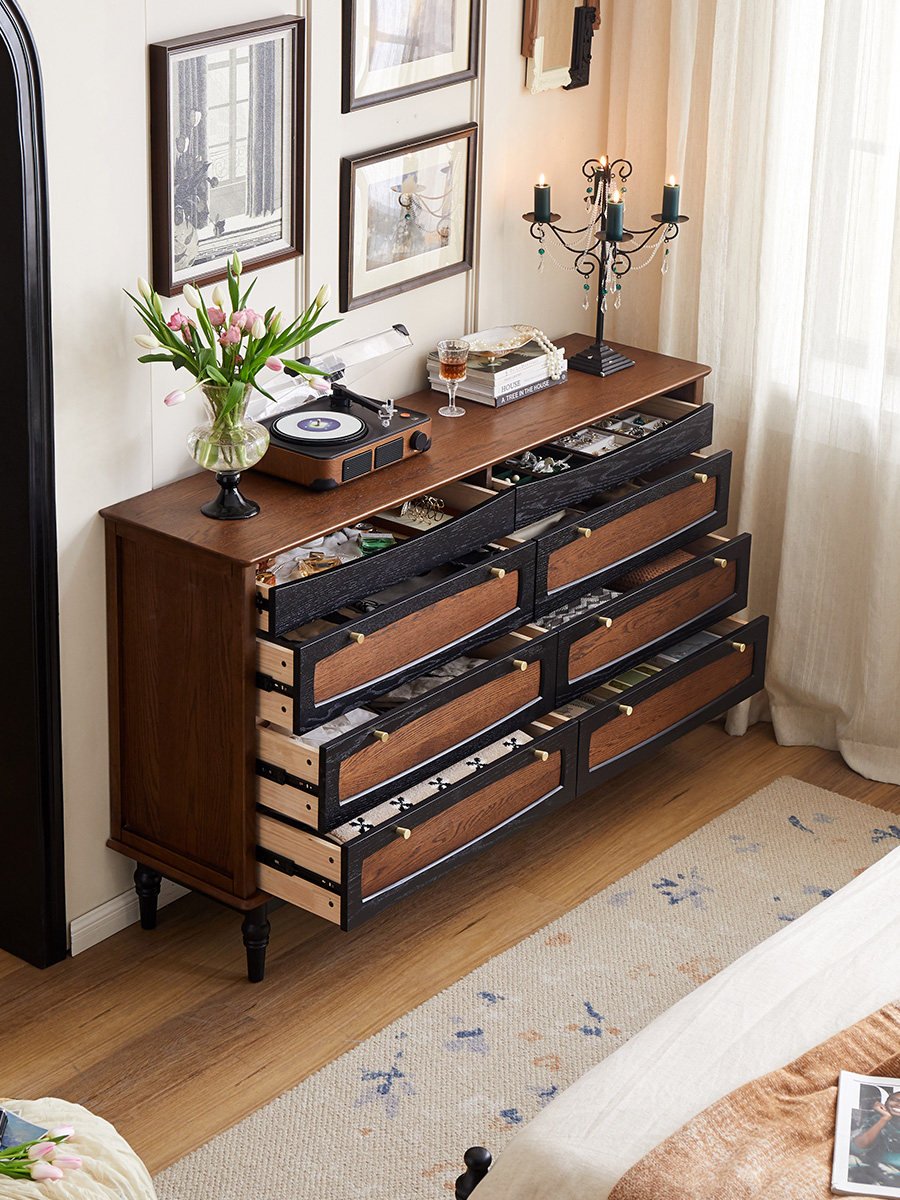 mid century modern solid wood 8 drawer chest mid century modern solid wood 8 drawer chest