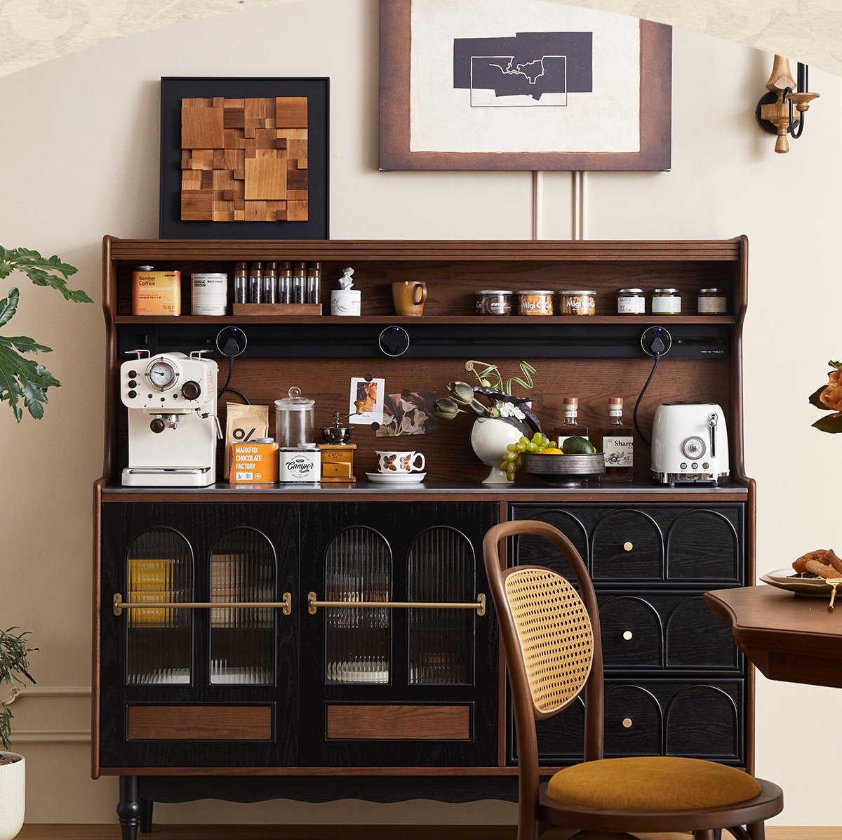 mid‑century style solid wood sideboard mid‑century style solid wood sideboard