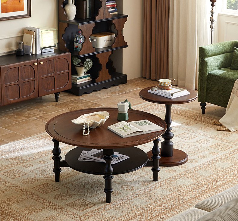 mid‑century style solid wood coffee table mid‑century style solid wood coffee table