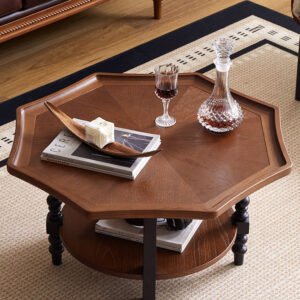 french retro coffee table set for living room and home use