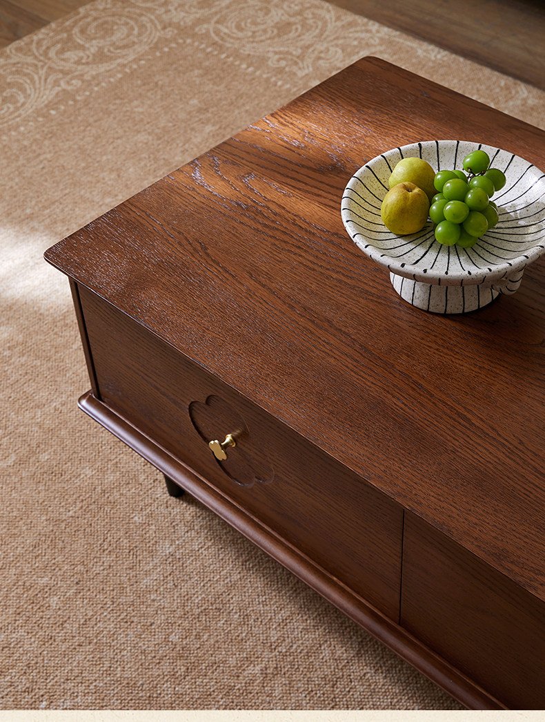 mid century style solid wood coffee table mid century style solid wood coffee table