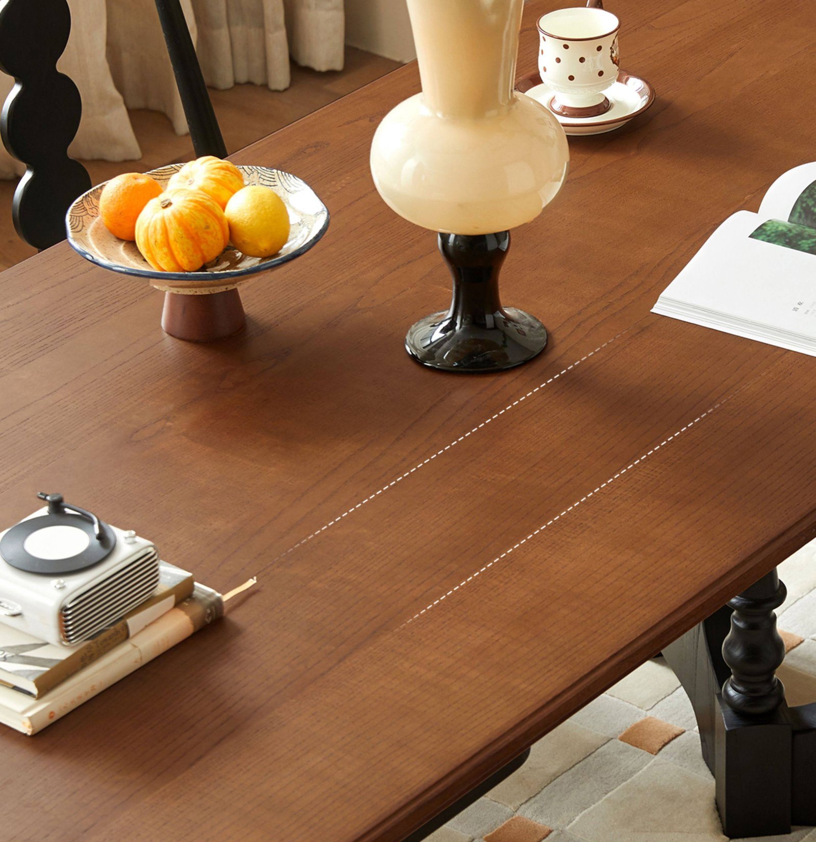 mid century style solid wood dining table and chair set mid century style solid wood dining table and chair set