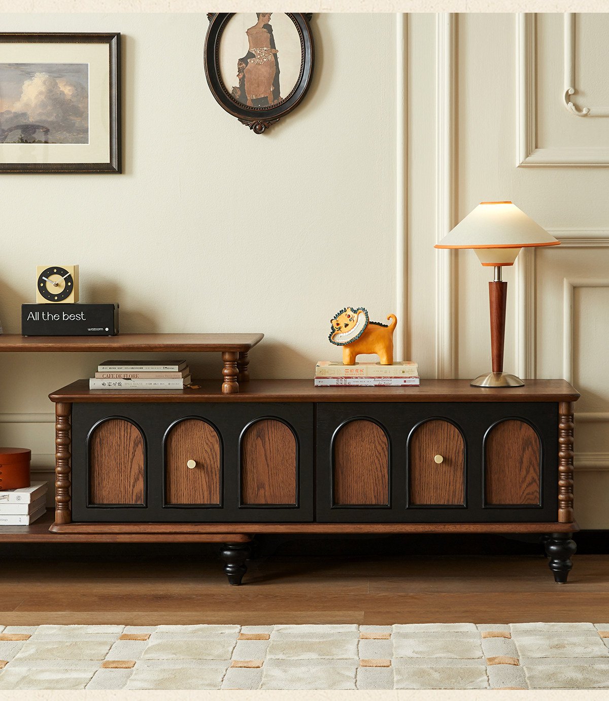 mid century solid wood extendable floor tv stand mid century solid wood extendable floor tv stand