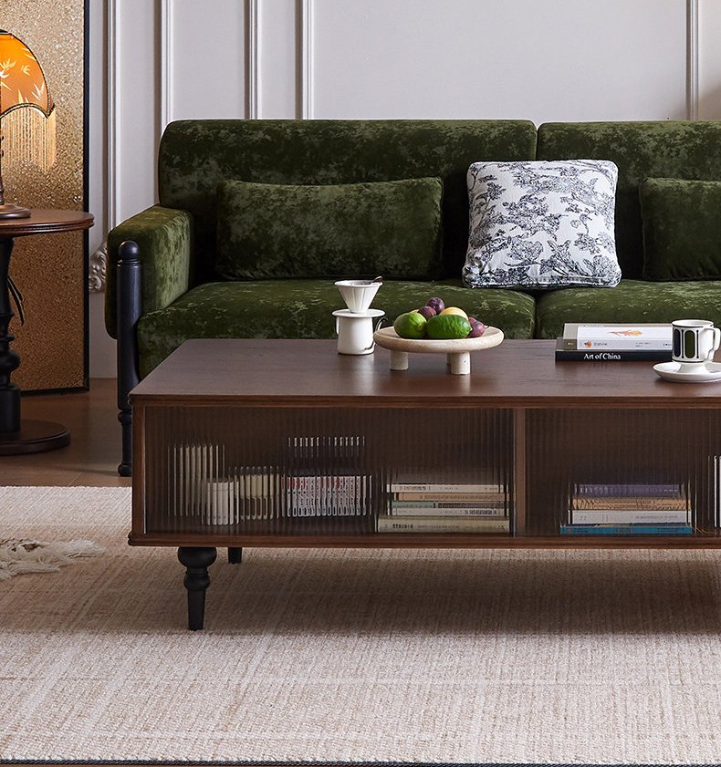 mid century style solid wood coffee table mid century style solid wood coffee table