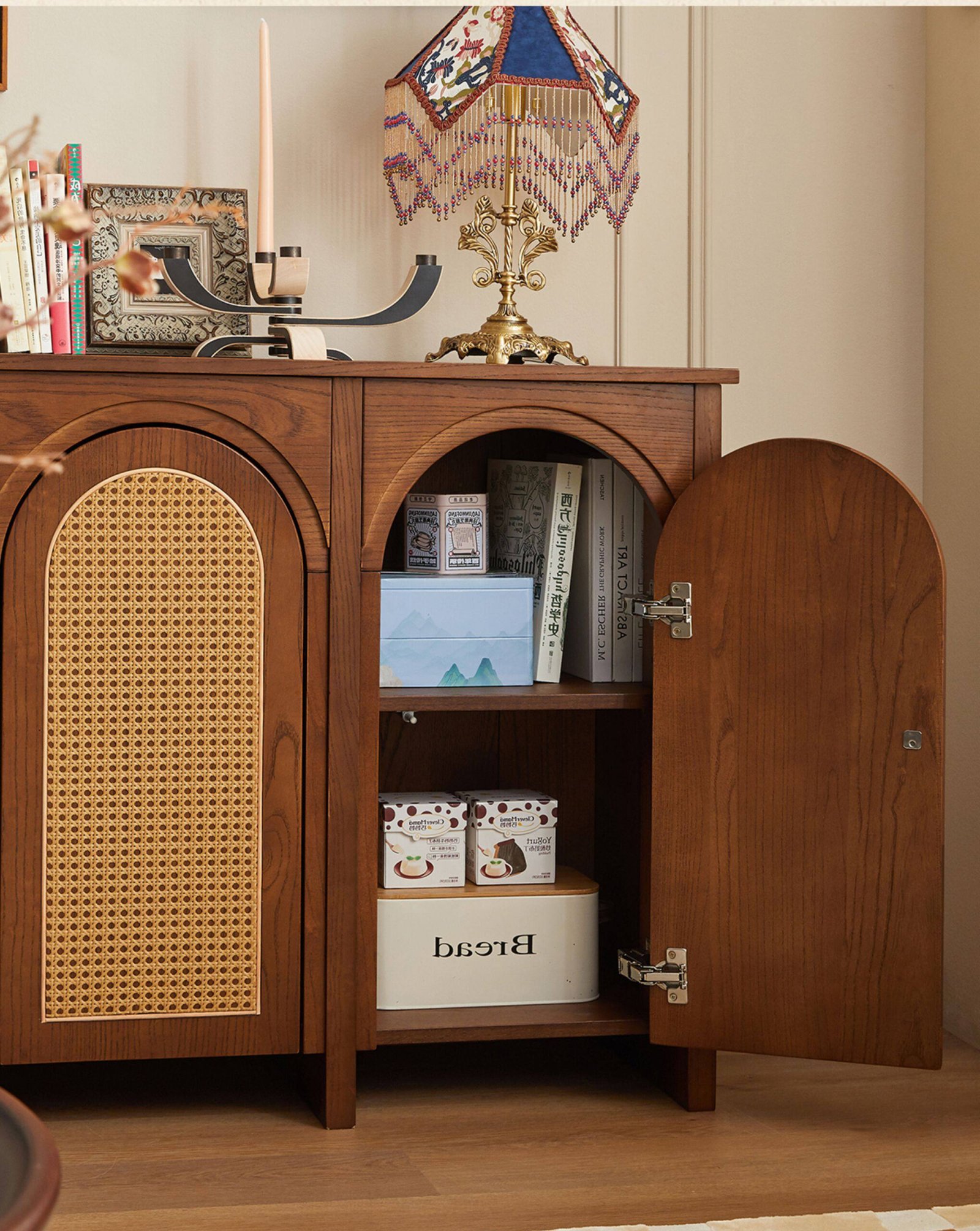 Mid-century style solid wood sideboard - 图片 4