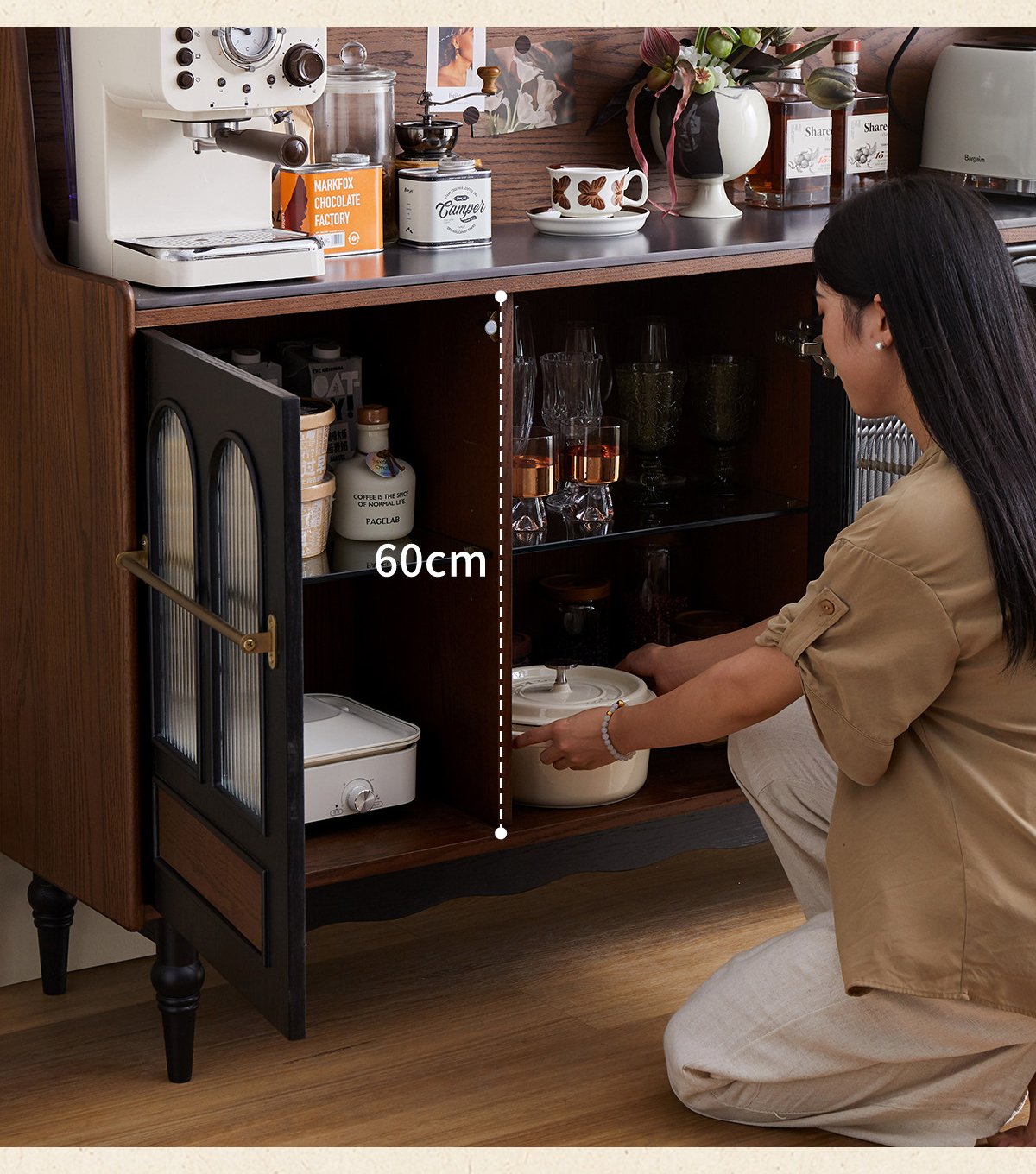 mid‑century style solid wood sideboard mid‑century style solid wood sideboard